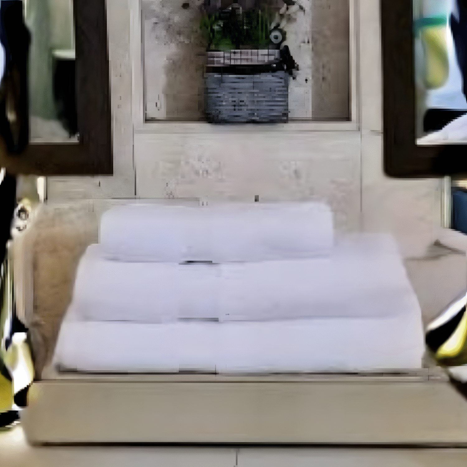 Shop Towel (Dyed and White)